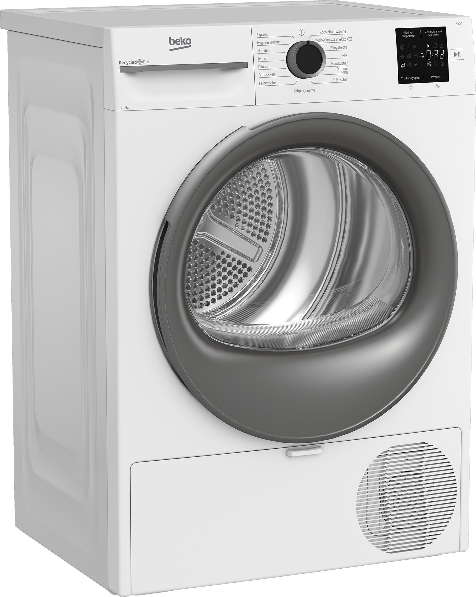 BEKO Wärmepumpentrockner BM3T37210W1, Schontrommel für besonders schonende Reinigung