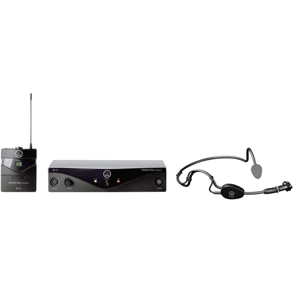 AKG Mikrofon AKG PW45 Sport Headset Funkmikrofon-Set Übertragungsart (Details):Funk