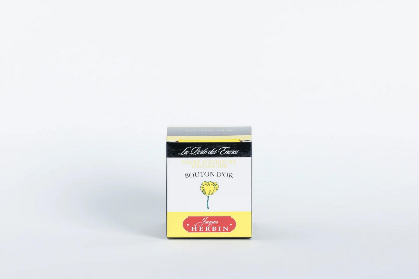 Thumbnail - CLAIREFONTAINE 4x Tinte + Tintenroller Flakon 30 ml Butterblumengelb 13053T Tintenglas (ENCRES)