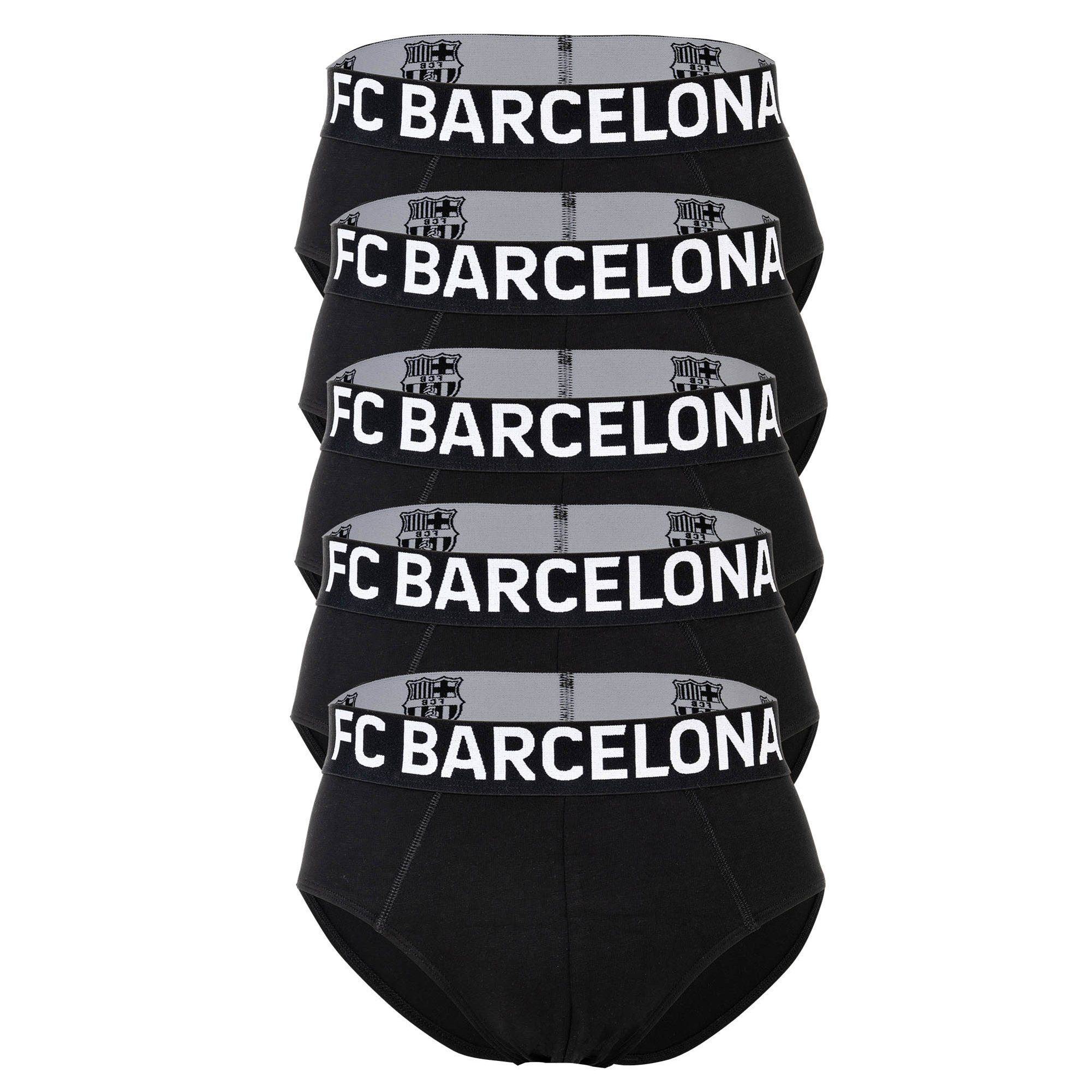 FC Barcelona Slip Herren Slip 5er Pack Baumwolle (Packung, 5er Pack)