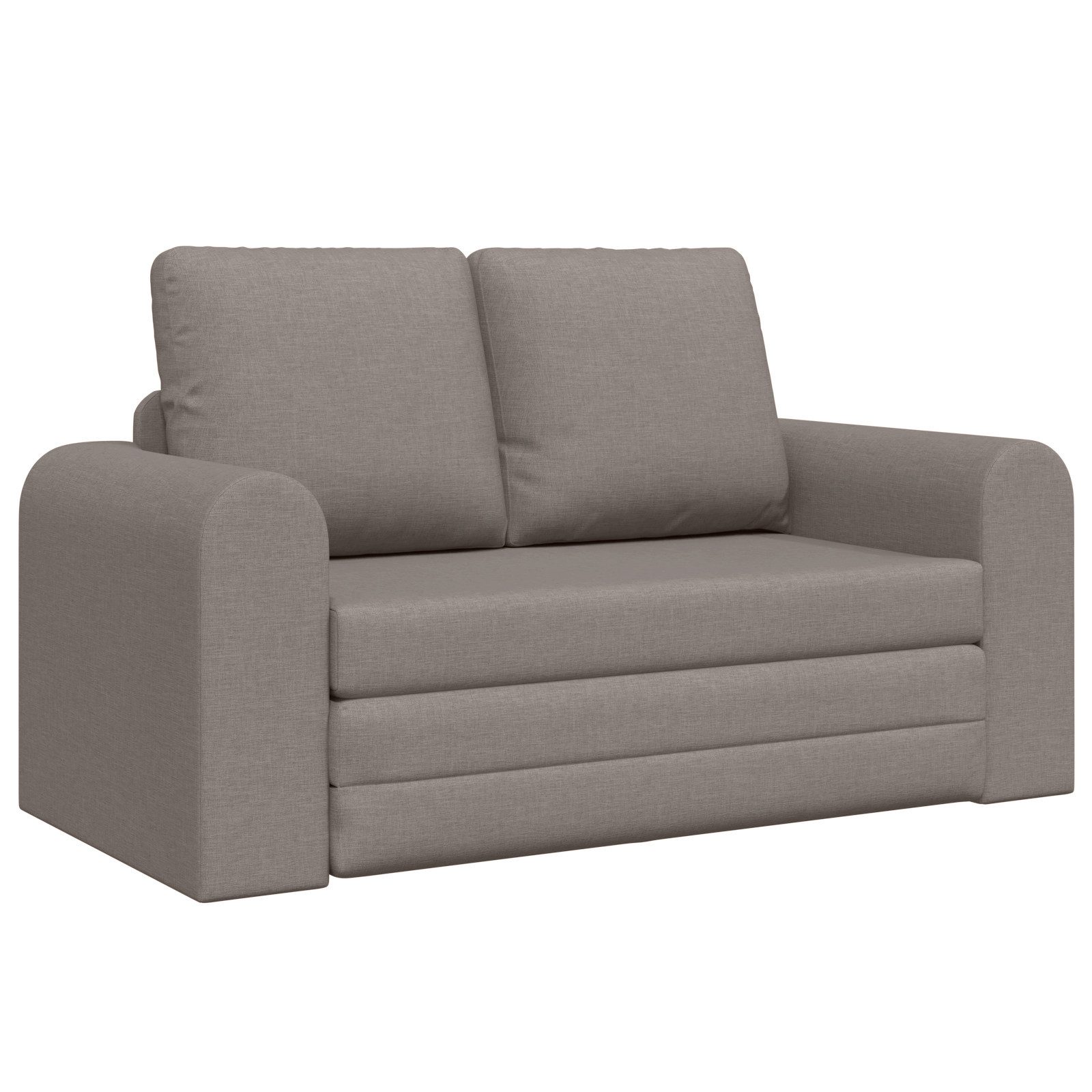 vidaXL Sofa Bodensofa Bett 2-in-1 Taupe günstig online kaufen