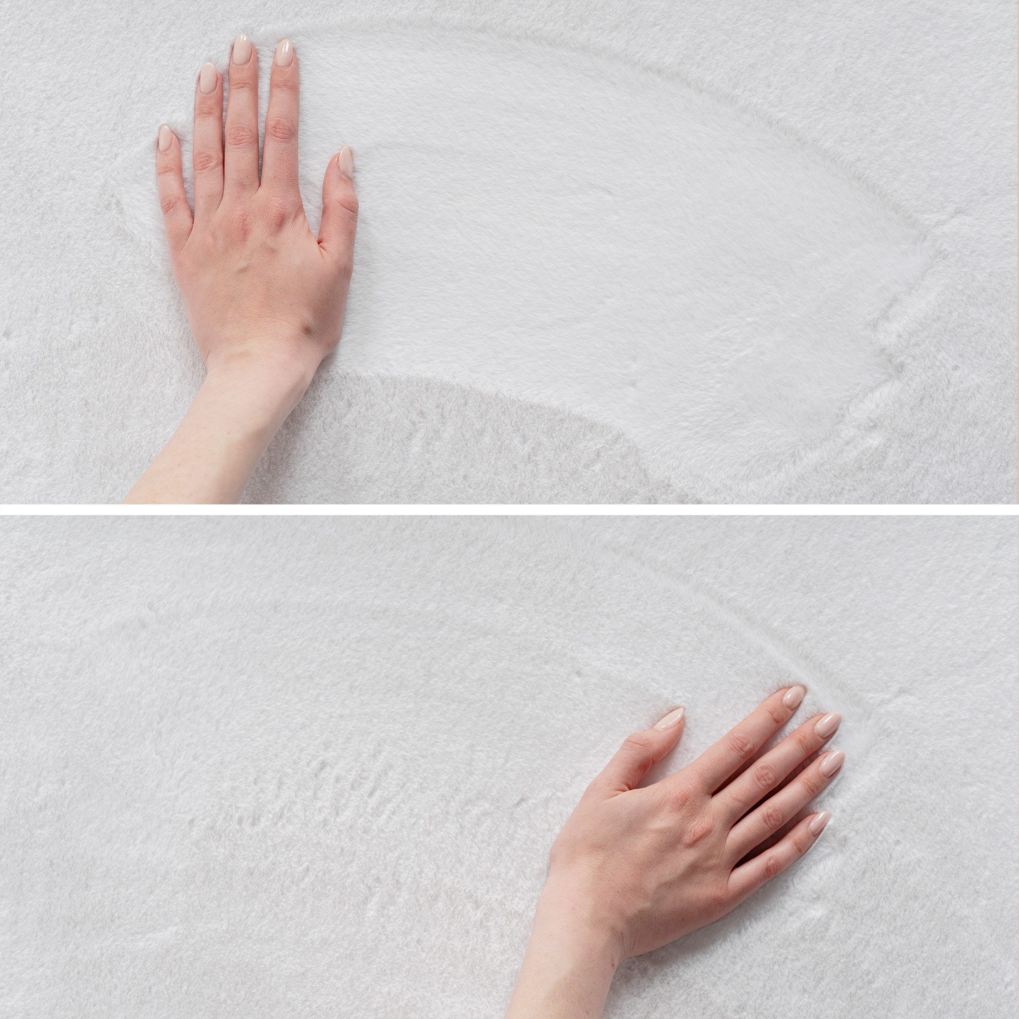 Carpettex Veloursteppich Unicolor - Einfarbig, Rund, Höhe: 11 mm, Perfekt geeignet für Wohnzimmer, Schlafzimmer,Küche,Kinderzimmer