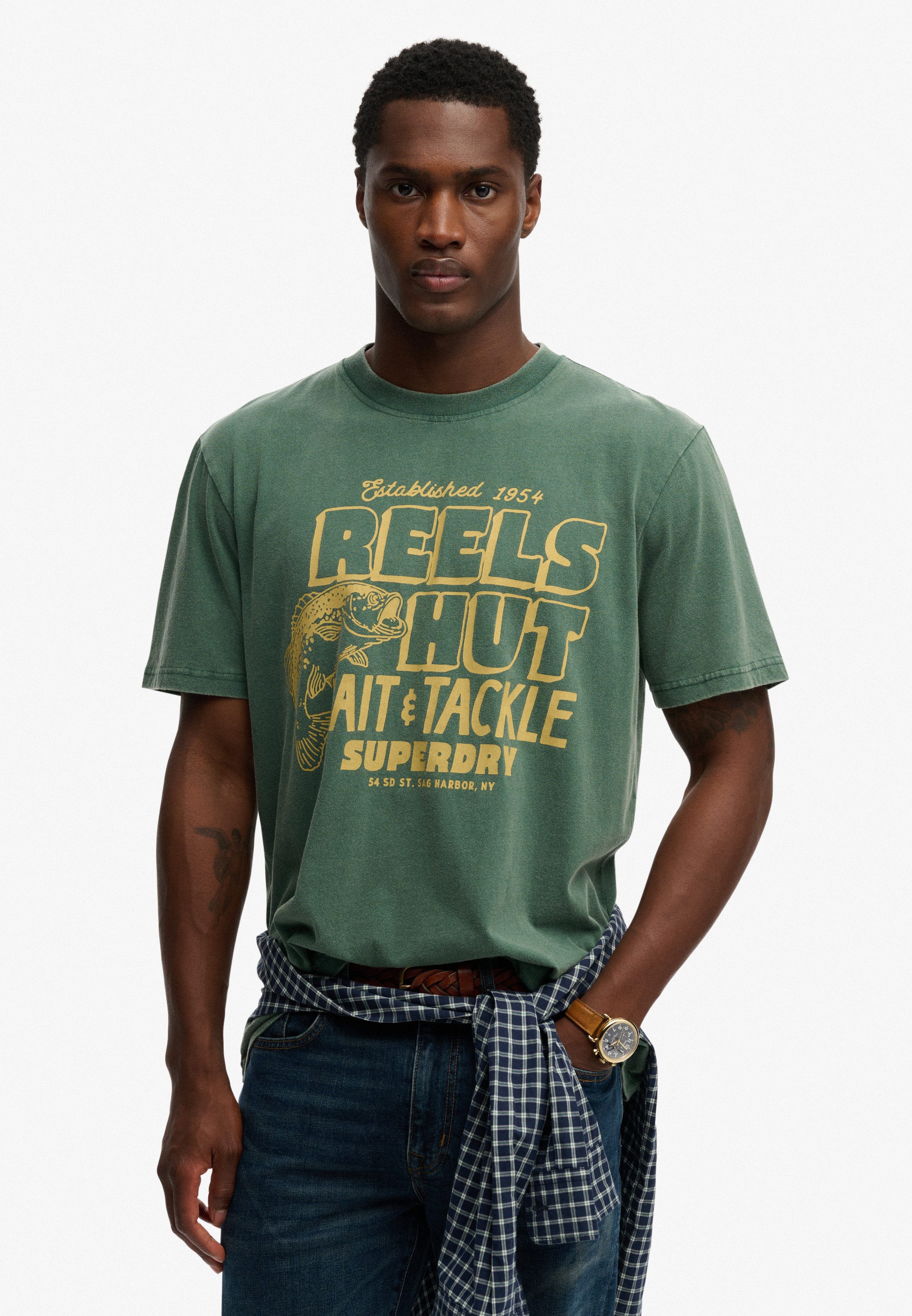 Rundhalsshirt ROADSIDE TRADE LOOSE TEE