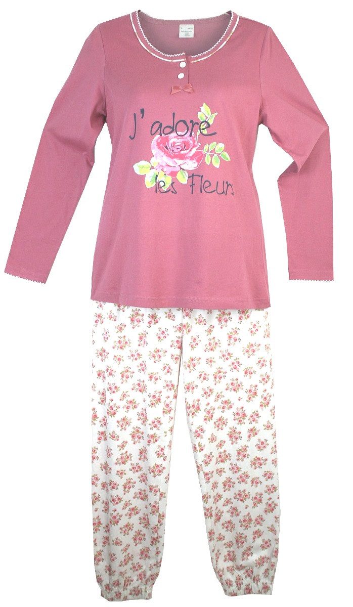Consult-Tex Pyjama Damen Pyjama Schlafanzug DW901 (Spar-Set) mit Ziernähten günstig online kaufen