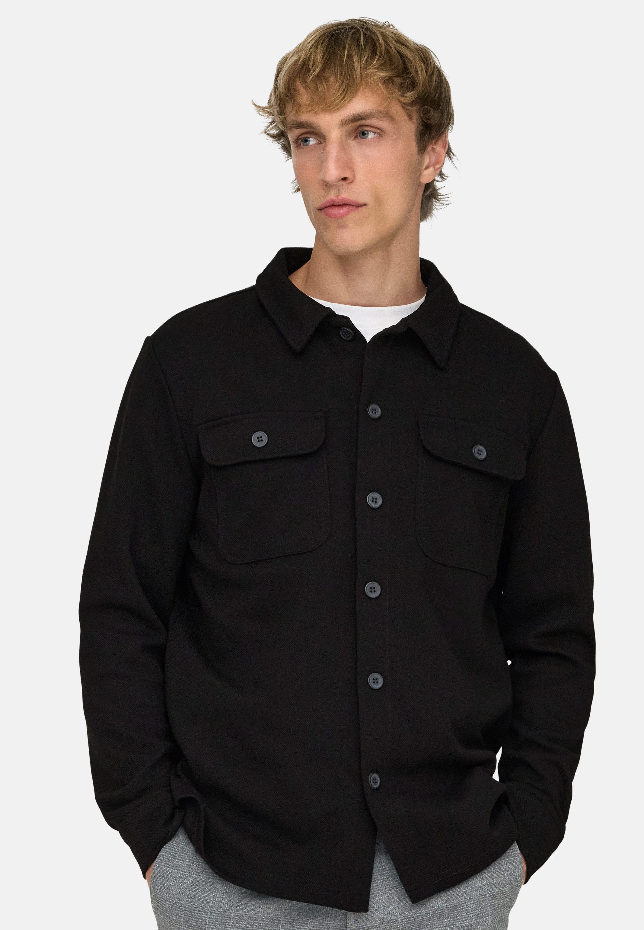 ONLY & SONS Hemdjacke 2er Pack Newkodyl (Spar-Set, 2-St) Hemdjacke / Oversh günstig online kaufen