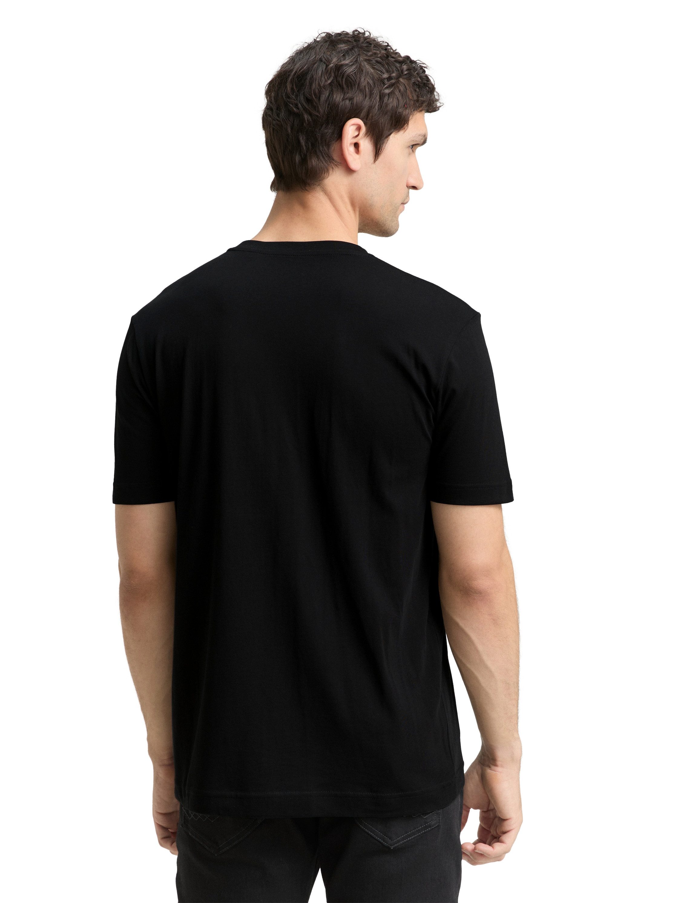 TOM TAILOR T-Shirt Sommershirt mit Frontprint günstig online kaufen