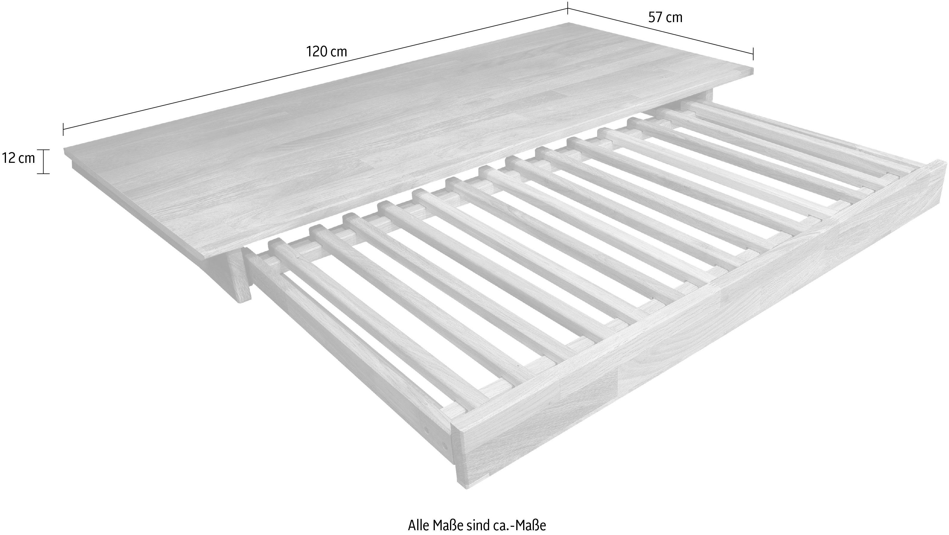 Home affaire Hosenhalter Chamara, Hosenhalter für Schrank Chamara, aus massivem Eichenholz