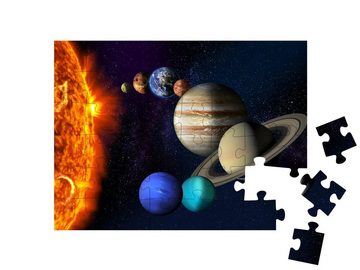 puzzleYOU Puzzle Sonne und die Planeten unseres Sonnensystems, 48 Puzzleteile, puzzleYOU-Kollektionen Weltraum, Universum