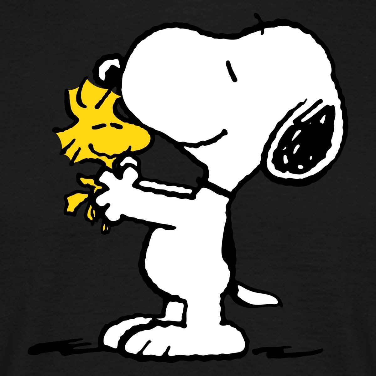 Spreadshirt T-Shirt Peanuts Snoopy Und Woodstock Männer T-Shirt (1-tlg)