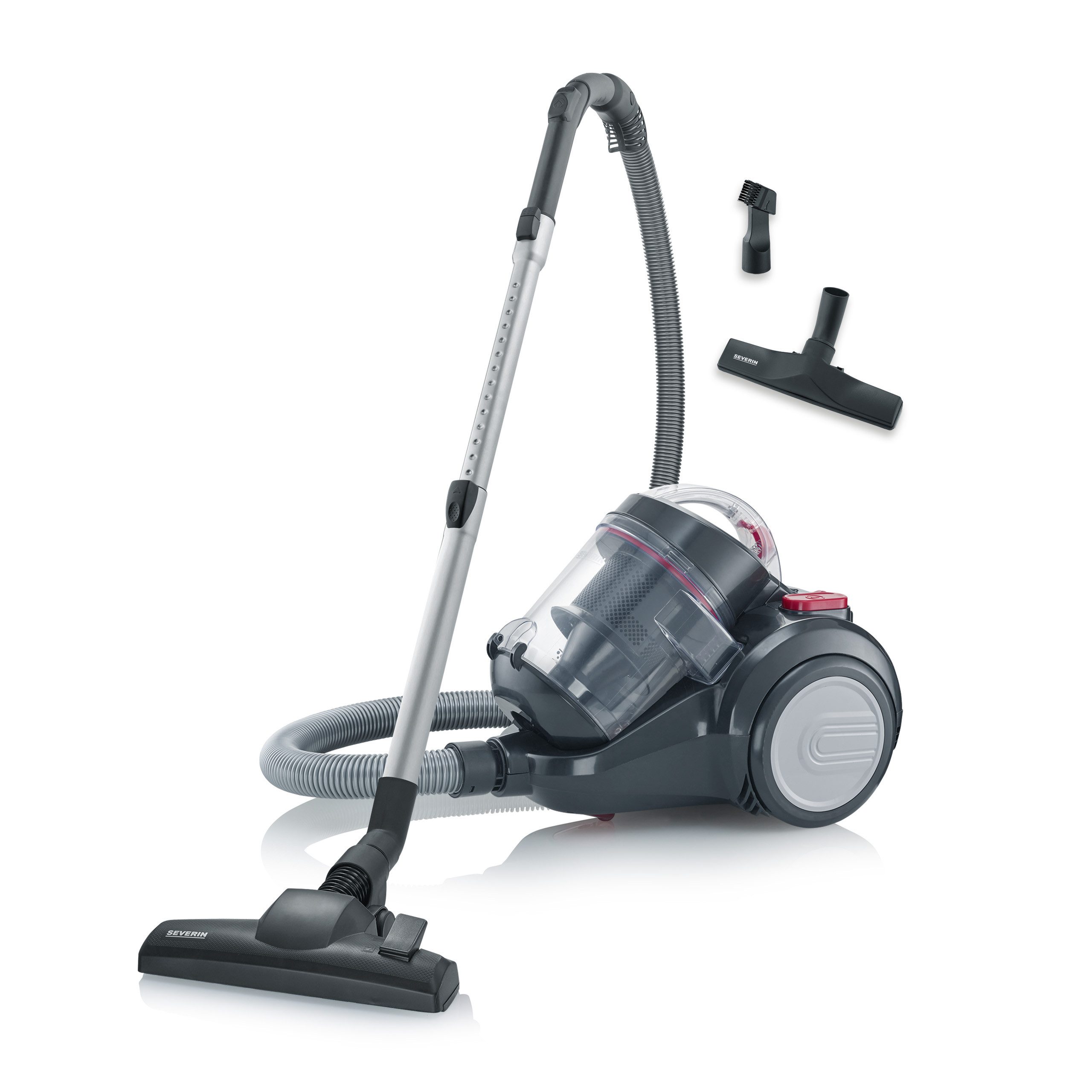 Severin Bodenstaubsauger CY 7089, 800 W, Beutelloser Zyklon-Staubsauger, ohne Beutel, 800W, 9m Aktionsradius
