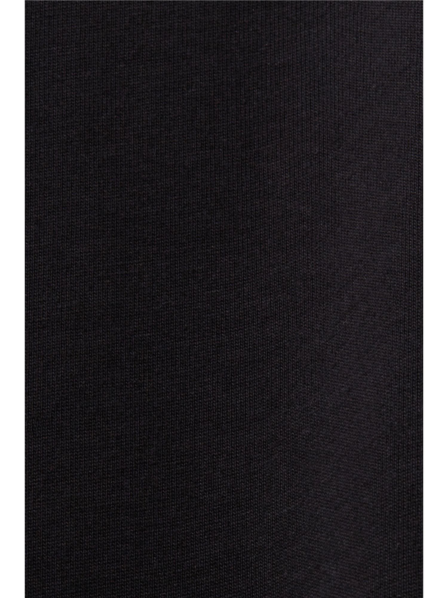 Esprit T-Shirt T-Shirt aus BLACK Print mit Bio-Baumwolle (1-tlg) geometrischem