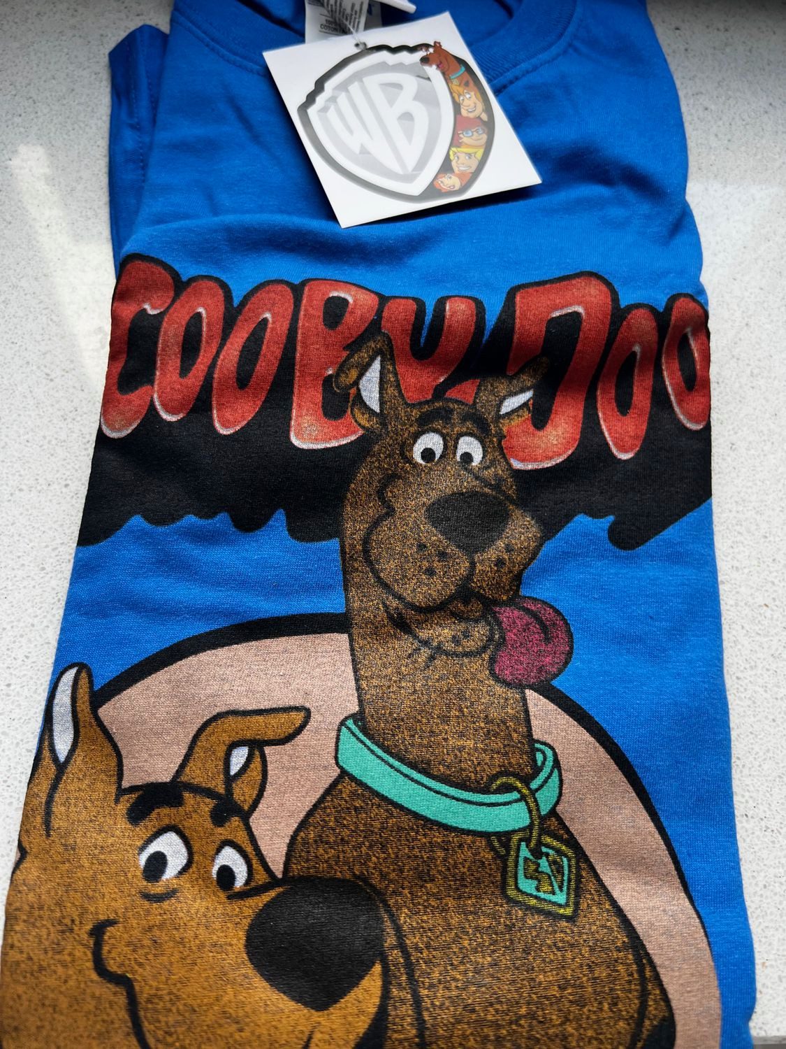 Scooby Doo Print-Shirt SCOOBY DOO T-Shirt Blau mit Scrapp Gr. S M L XL