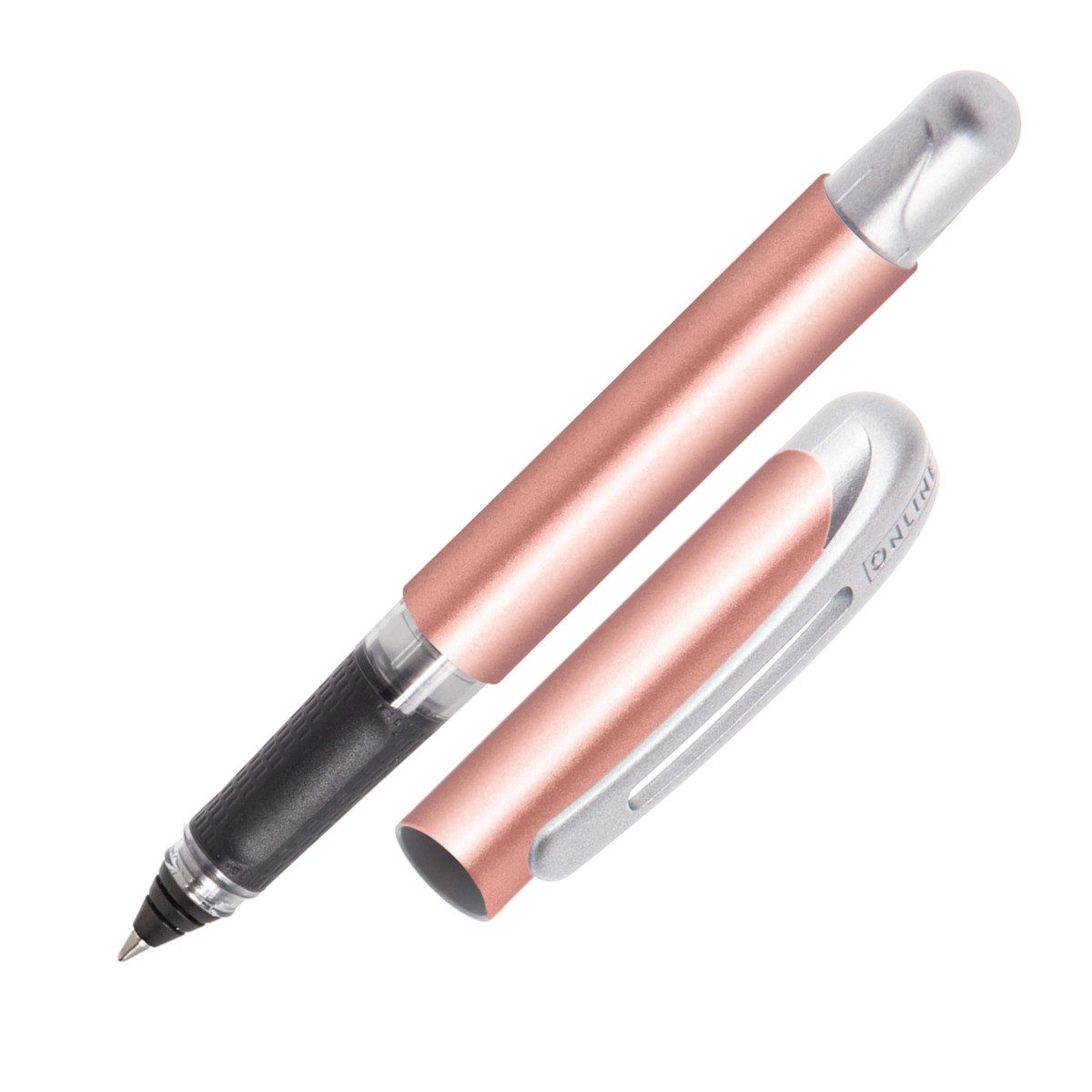 Online Pen Tintenroller ONLINE Tintenroller Campus II rosé metallic 0,7mm Schreibfarbe