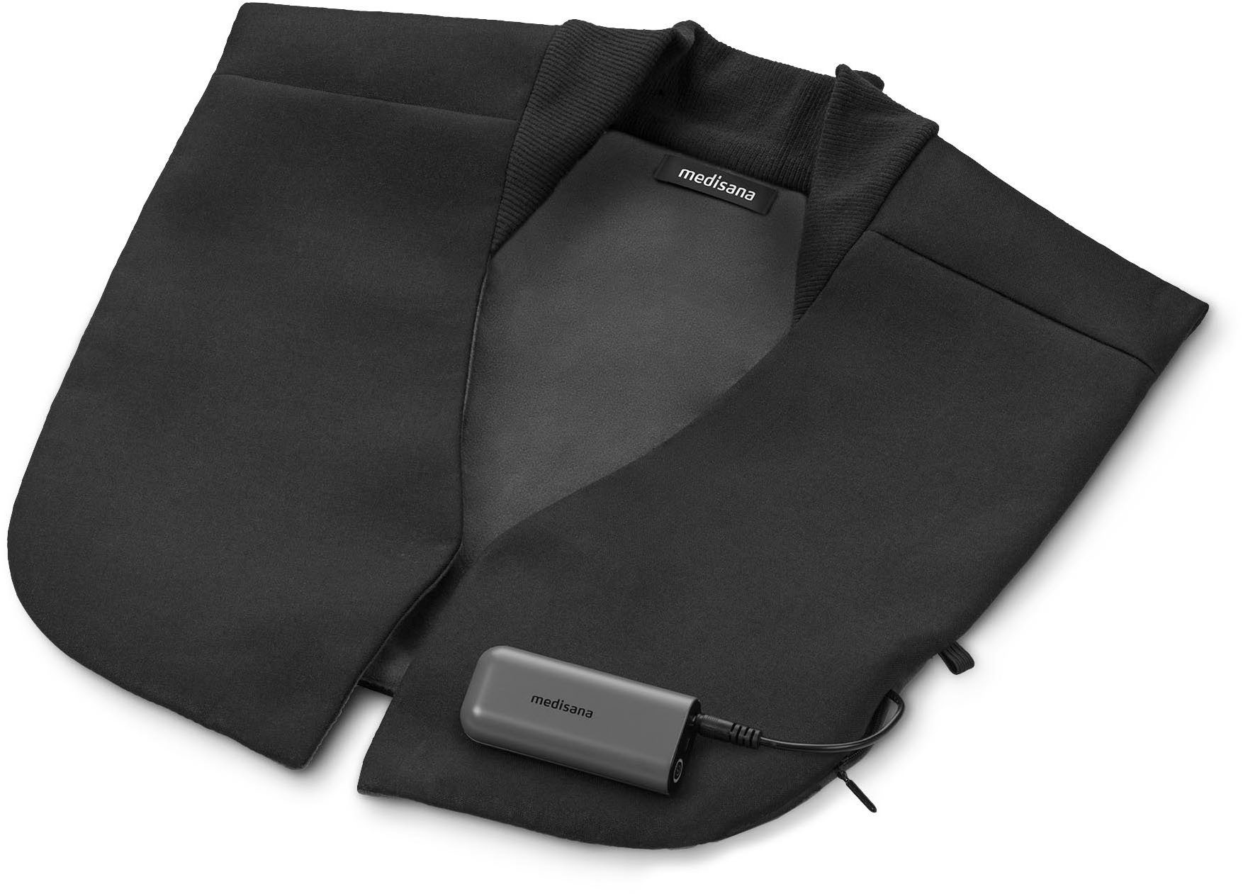 Medisana Wärmecape OL 100, kurzes Cape im smarten Businesslook, kabellose Anwendung, 3 Heizstufen