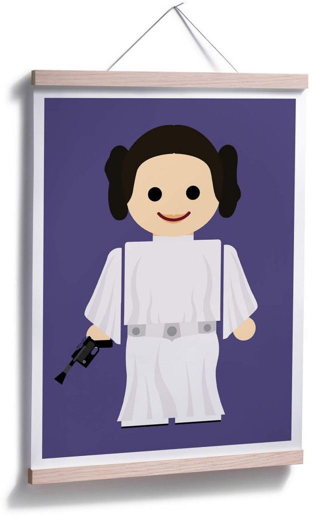 Poster Prinzessin Bild, Wall-Art Wandbild, Wandposter St), Spielzeug, Playmobil Leia Poster, (1 Kinder