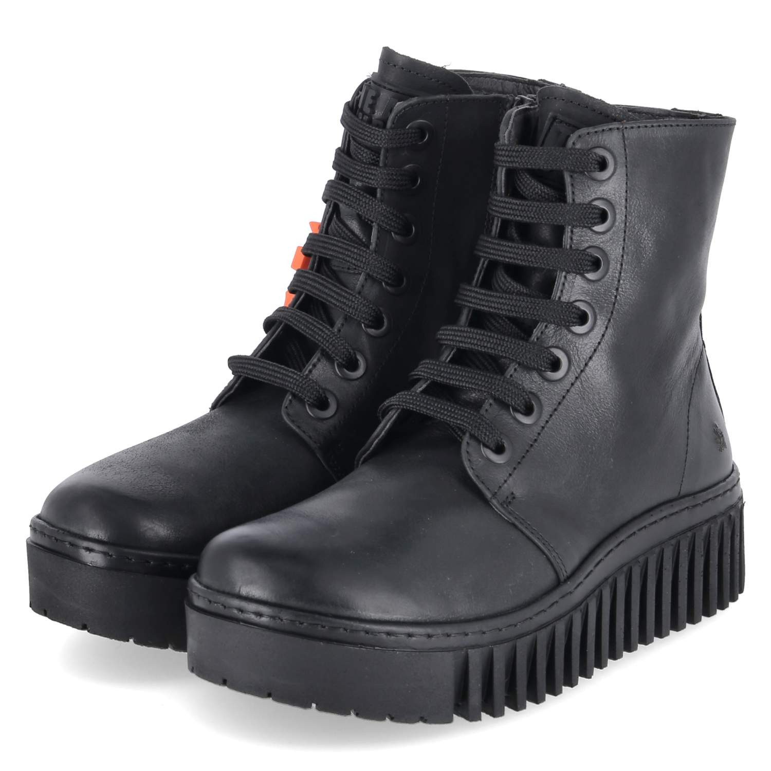 Art Art 1517 Roma Black Damen Glattleder black Schnürstiefel