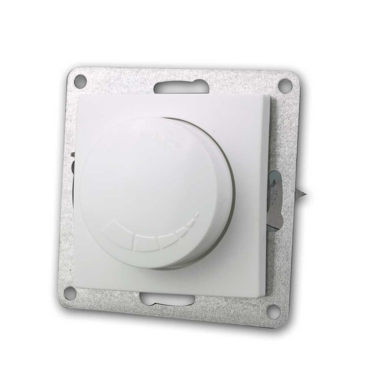 McPower Drehdimmer FLAIR LED Dimmer Schalter weiß 250V~/300W oRahmen