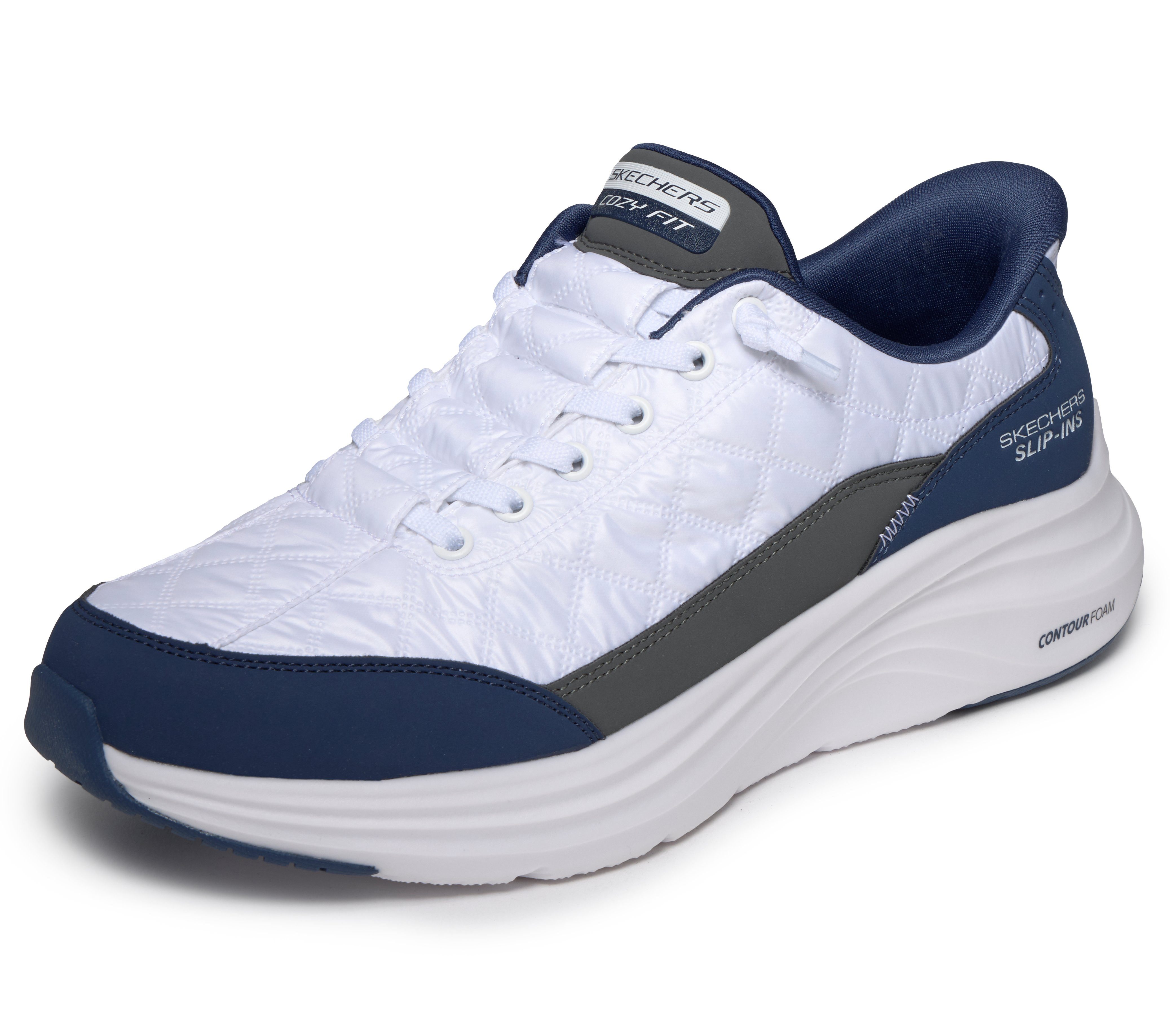 Skechers CONTOUR FOAM Slip-On Sneaker Slipper, Schnürschuh in veganer Verar günstig online kaufen