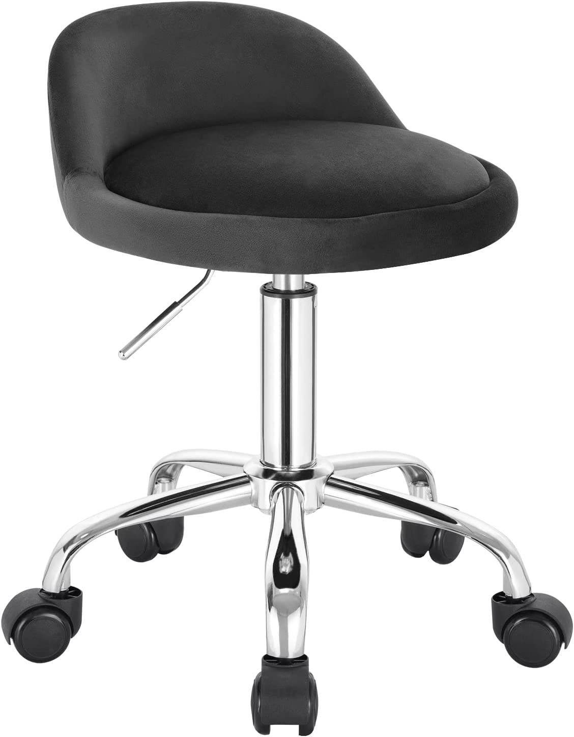 Woltu Bürostuhl, mit Rollen Drehhocker höhenverstellbar Sitzhöhe 43-54,5 cm günstig online kaufen