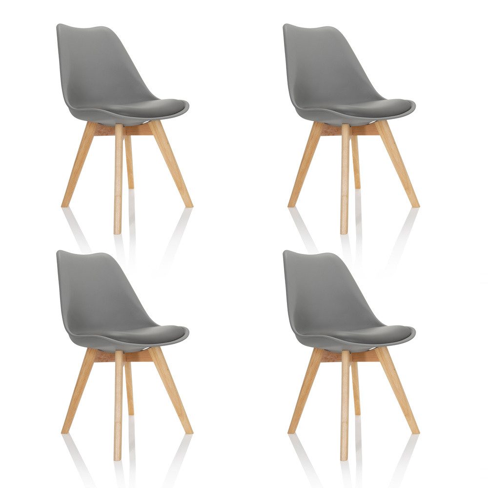 hjh OFFICE Schalenstuhl Schalenstuhl 4er Pack günstig online kaufen