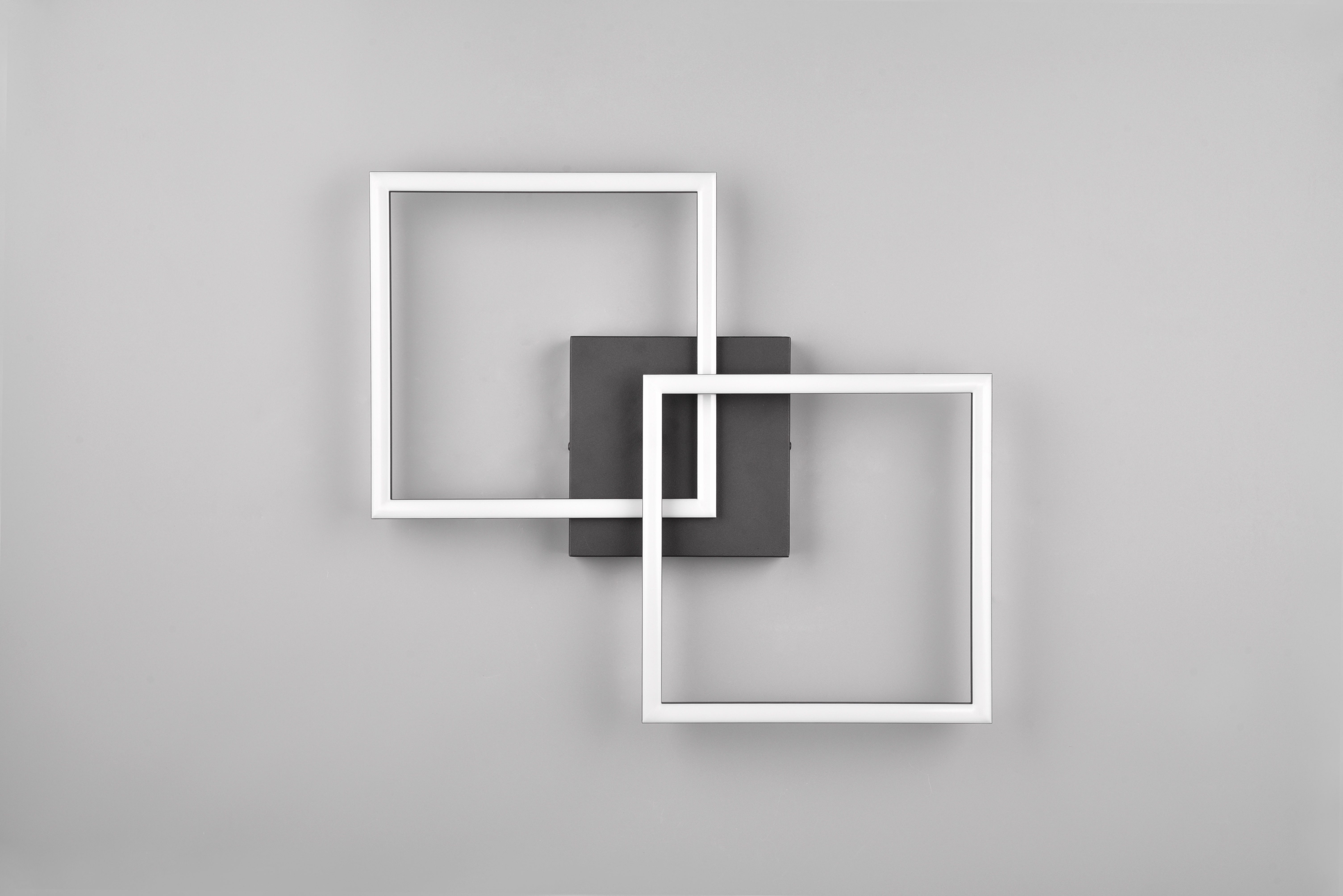 my home LED Deckenleuchte ANTJE, Deckenlampe, schwenkbare LED-Rechtecke, LED fest integriert, Warmweiß, Wand- und Deckenmontage möglich