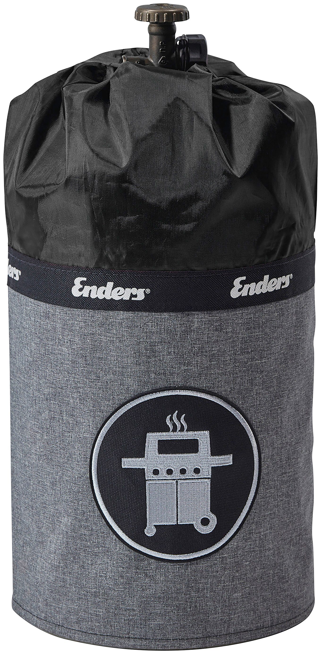 Enders® Grillerweiterung Enders Gasflaschenhülle Schutzhaube STYLE 5kg  schwarz