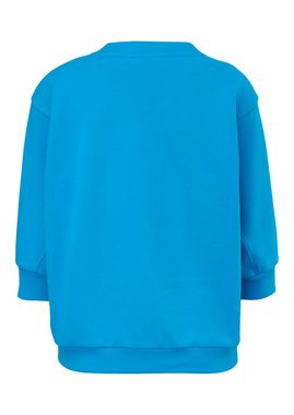 comma casual identity Sweatshirt Sweatshirt mit weiten 3/4-Ärmeln