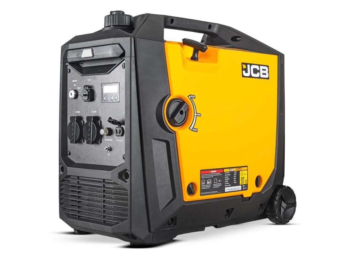 JCB Stromerzeuger JCB-IG4200E, 4200W 230V Inverter Benzin mit TCI-Zündung