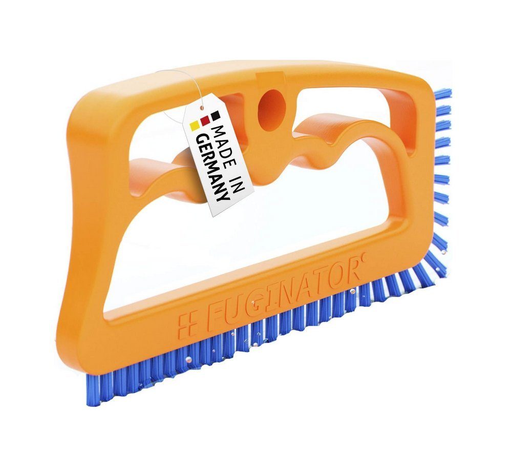 Fuginator Fugenbürste Fugenreinigungsbürste, Zementfugen, Silkonfugen, Wandfliesen, Bodenfliesen, Sockelleisten, Ecken, (1 Stück), Exakte Reinigung in der Fuge