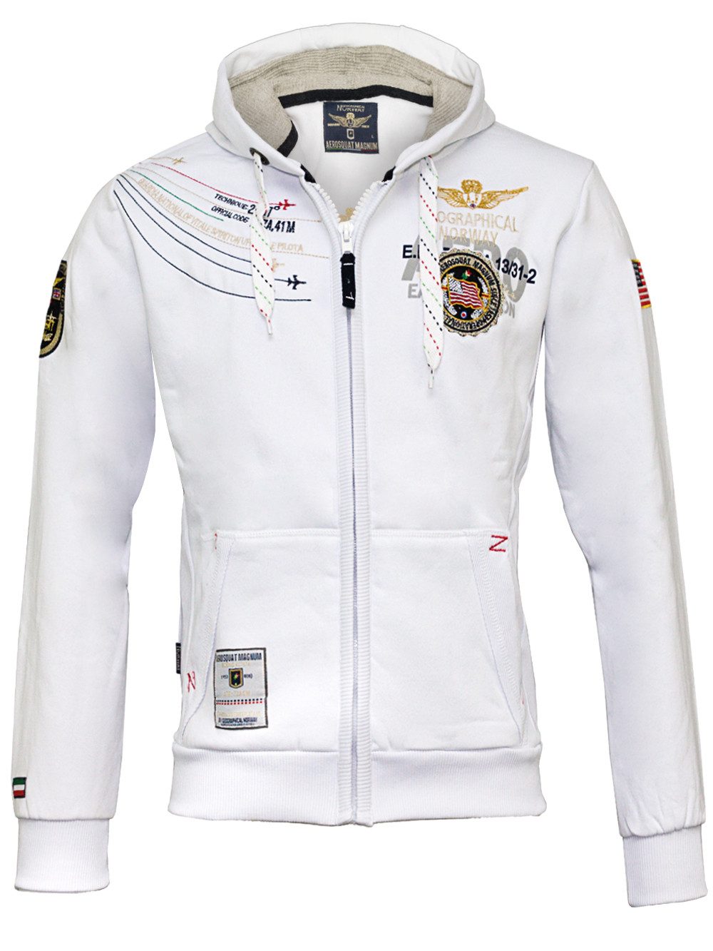 Geographical Norway Hoodie Jacke Kapuzenpullover Sweater Damen Herren Pullover -PREMIUM EDITION- CASUAL & MODERN - PREMIUM KOMFORT - NACHHALTIG - UNISEX