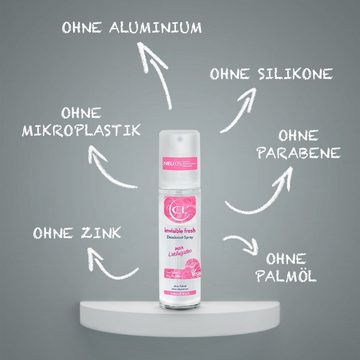 CL Deo-Zerstäuber invisible fresh Deodorant Spray mit langanhaltendem Duft - 75 ml, 1-tlg.