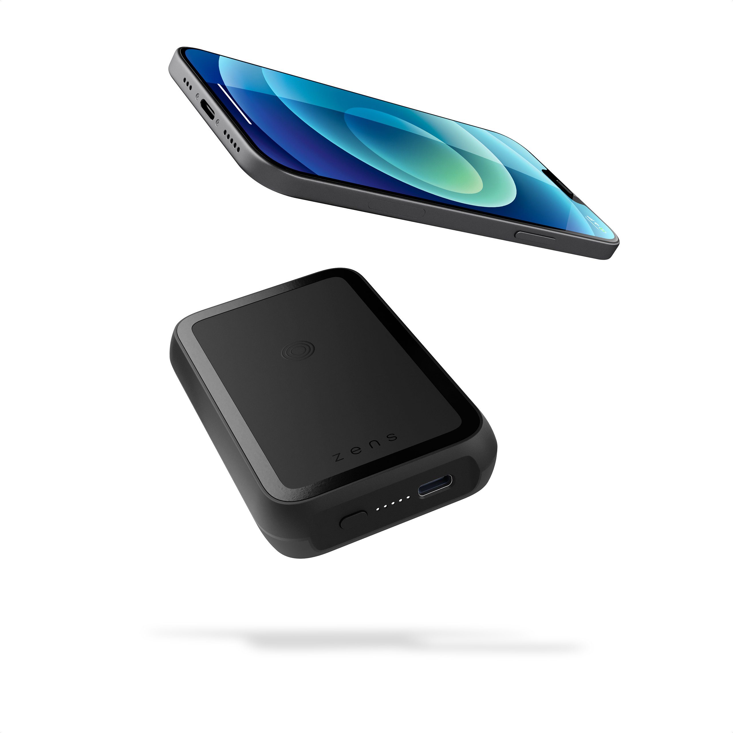 Zens Powerbank 4000 mAh, Volle MagSafe Kompatibilität durch eingebaute Magnete