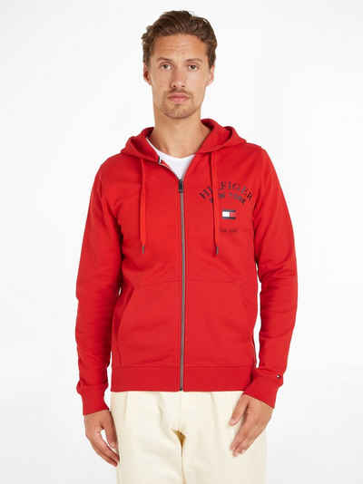 Tommy Hilfiger Kapuzensweatjacke WCC ARCHED VARSITY ZIP THRU