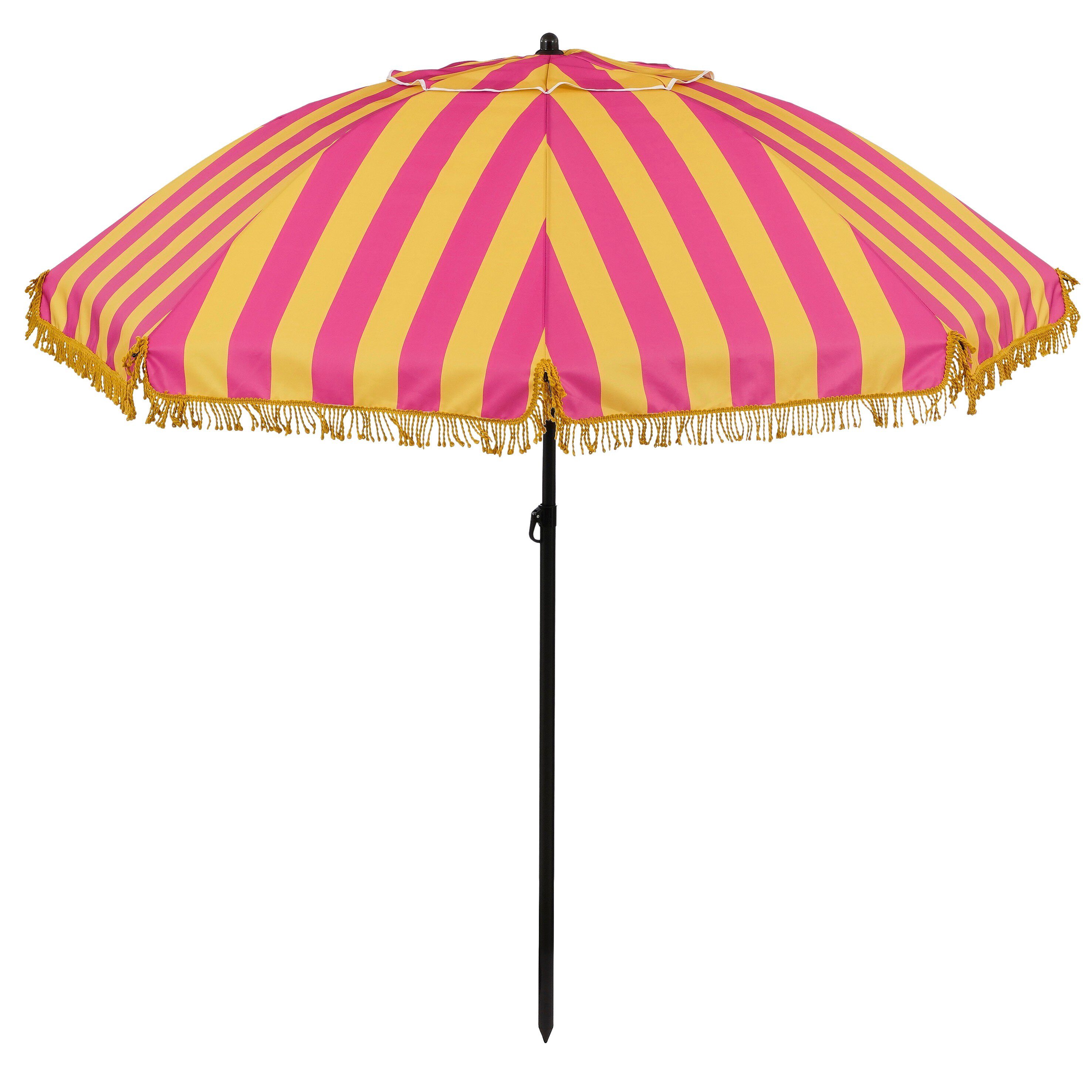 In the Mood Sonnenschirm In the Mood Osborn Parasol gelb - h238xd220cm