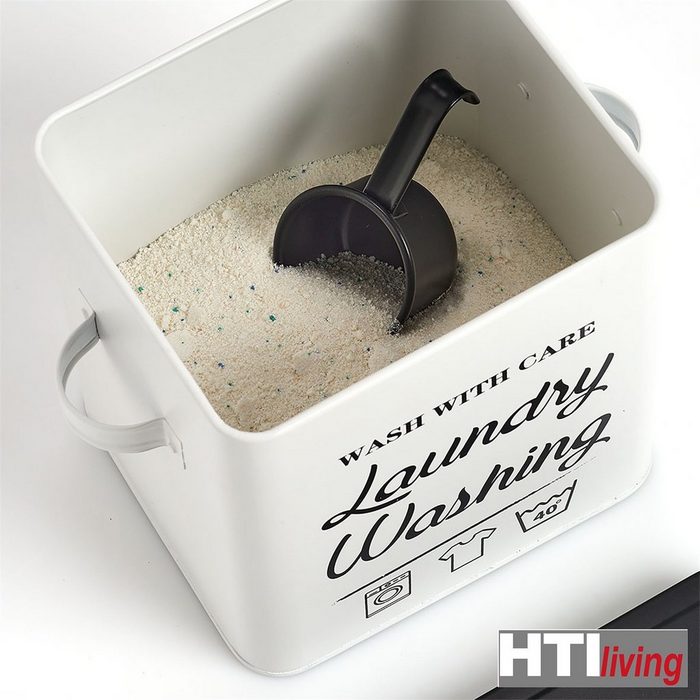 HTI-Living Aufbewahrungsbox Waschpulver-Box Metall &quot;Laundry&quot; (Stück 1 St) Waschmittelbox FV10901