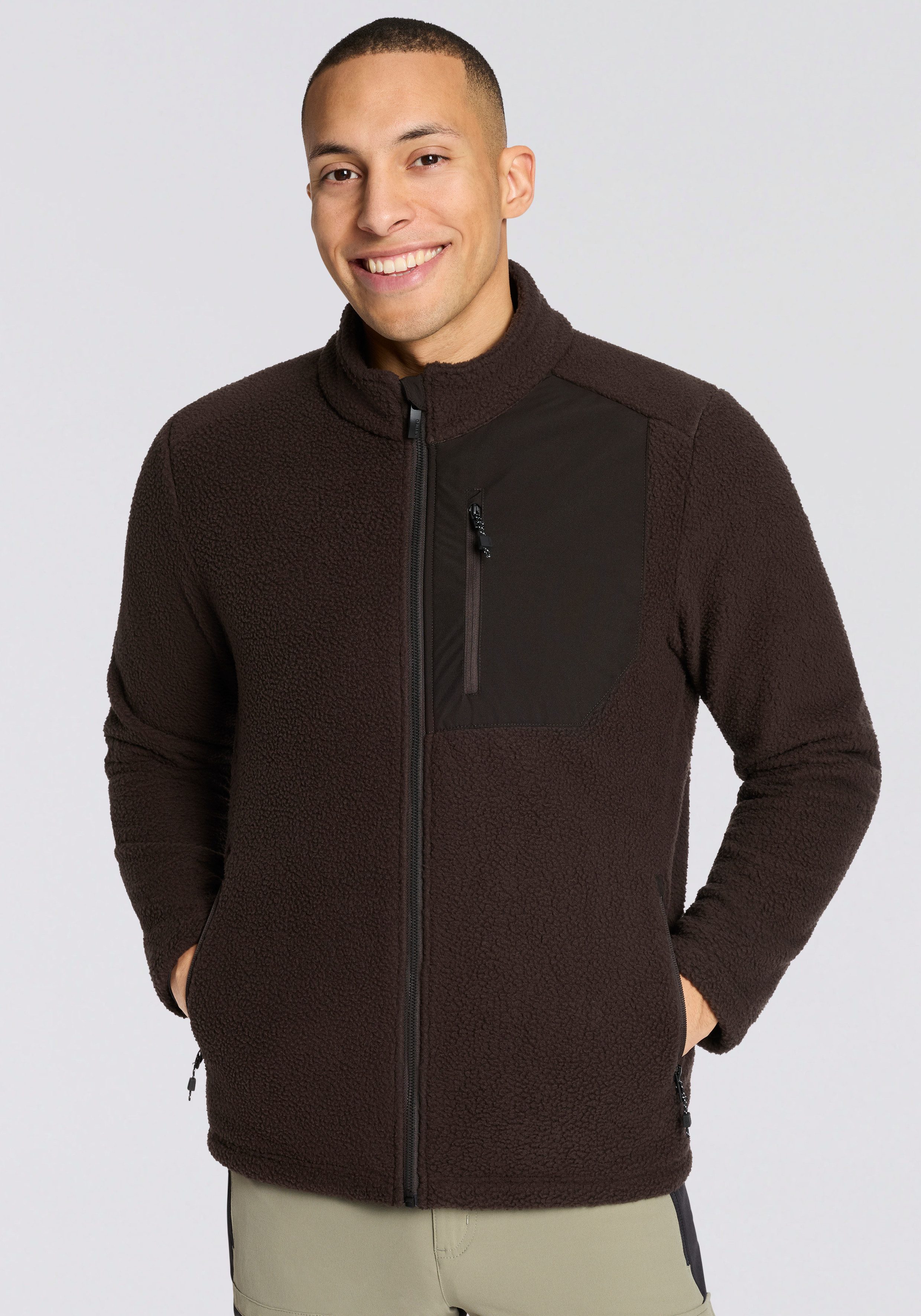 Killtec Fleecejacke KOW 105 MN FLC JCKT leichtes Material, aus Polyester, sportlicher Stil