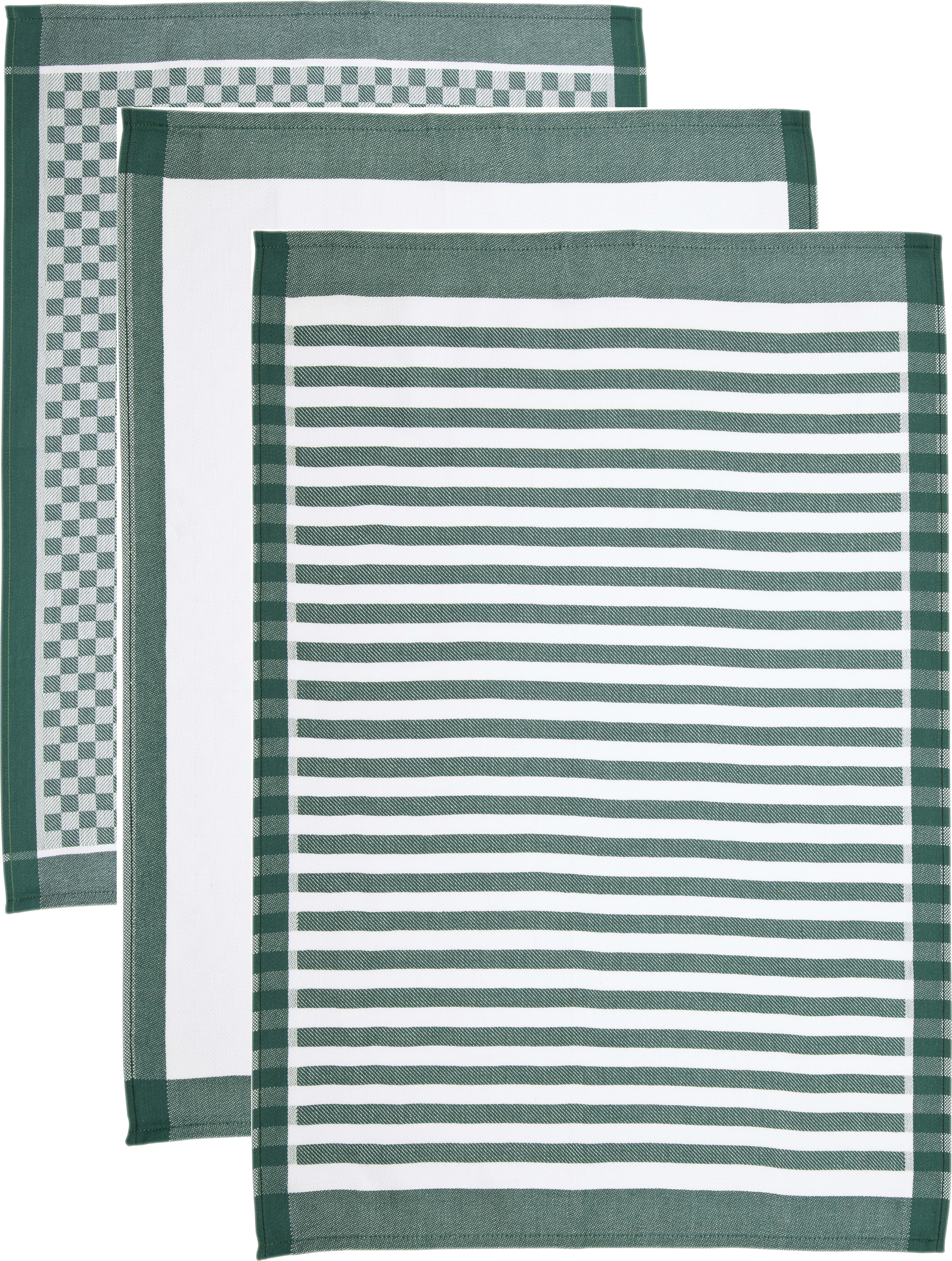 ROSS Geschirrtuch SUPERIOR, (Set, 3-tlg., 3x Geschirrtuch 50x70 cm) günstig online kaufen