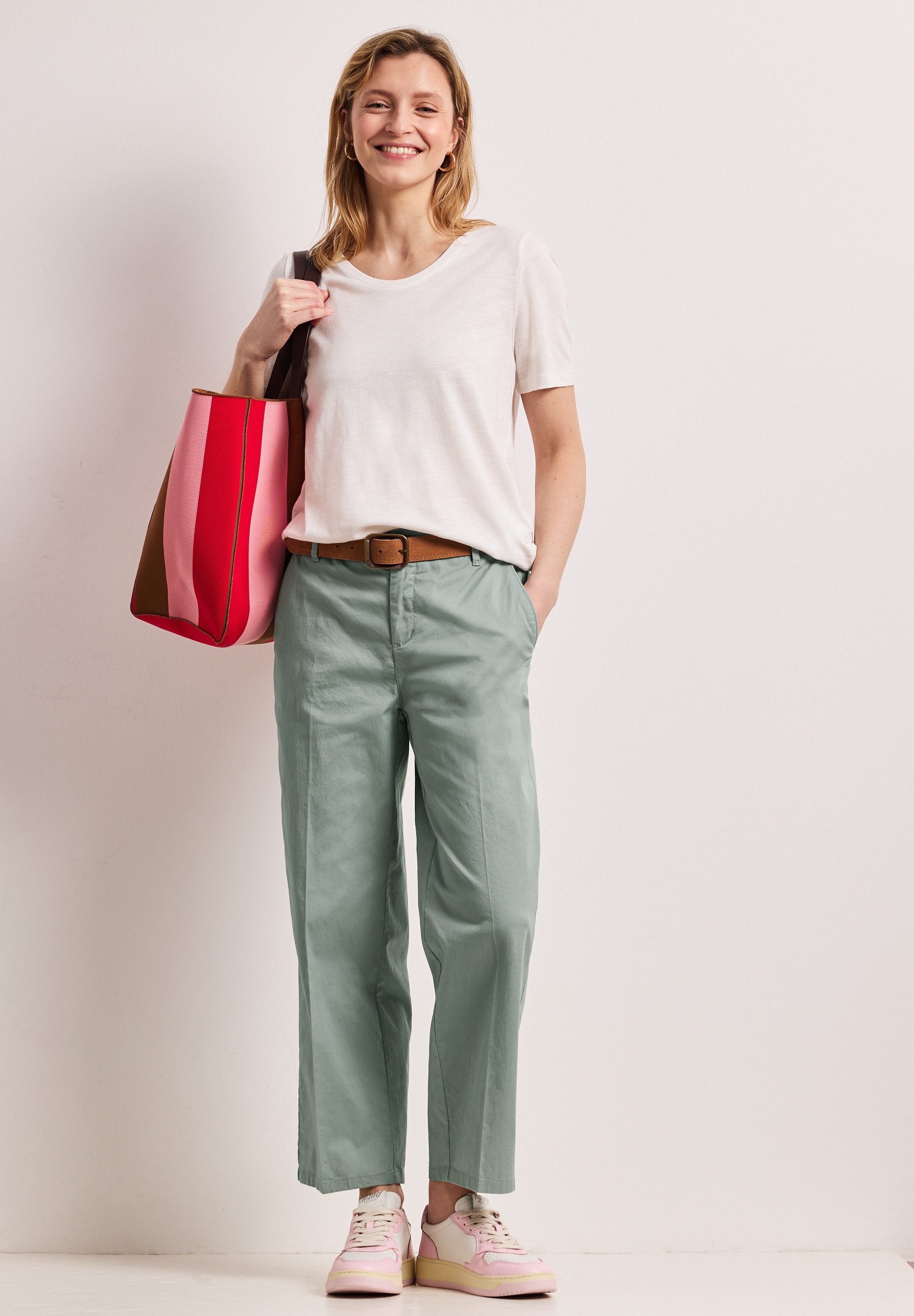 STREET ONE Chinohose Middle Waist – Bild 3 von 5