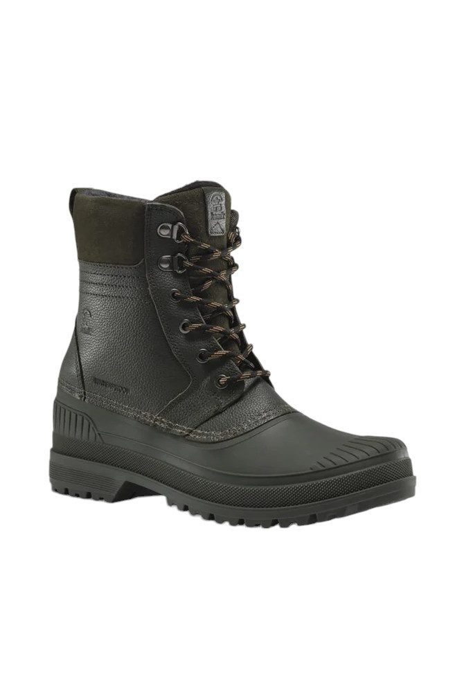 Kamik Hemlock (Leder, wasserdicht) dunkelgrün Herren Winterstiefel