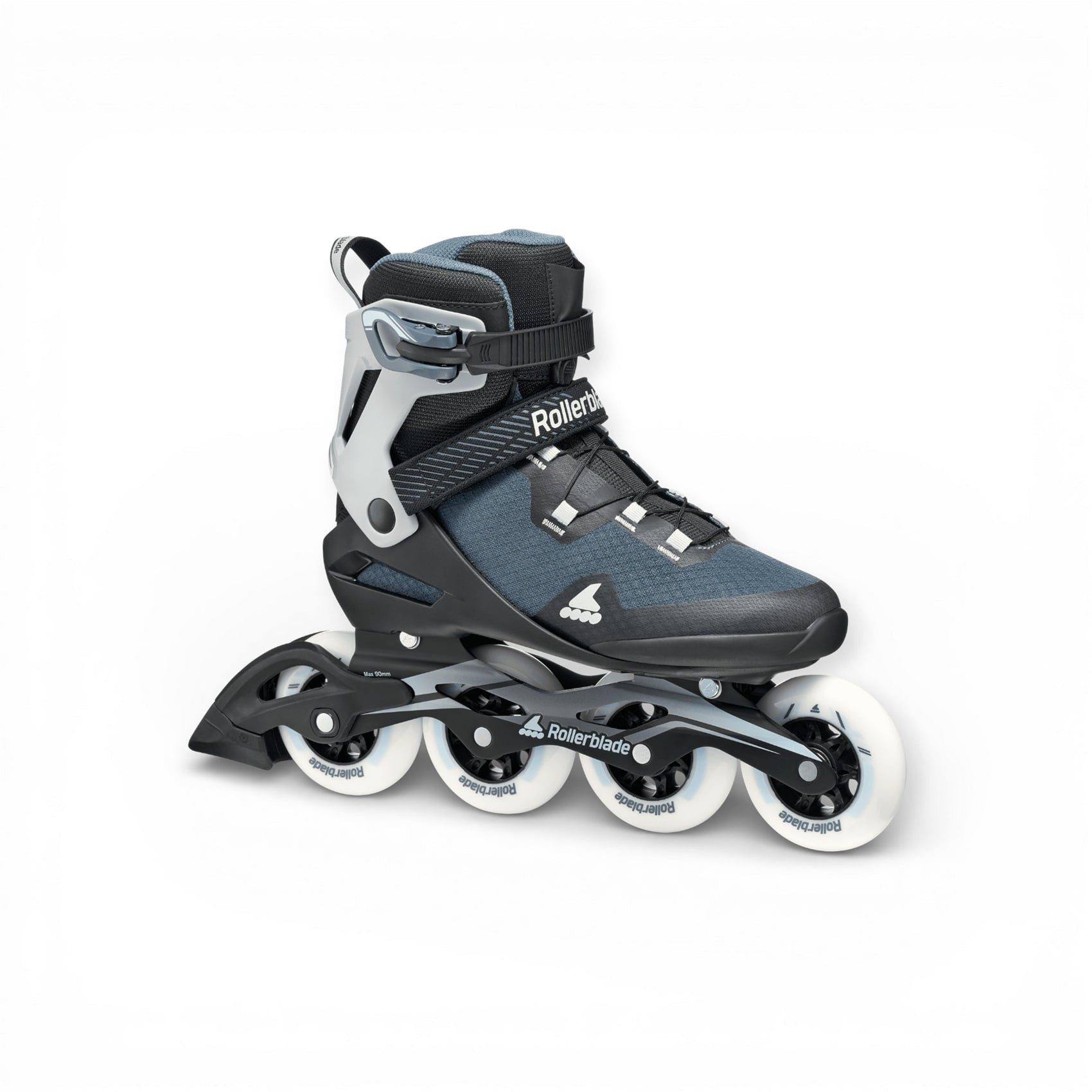 ROLLERBLADE Inlineskates Macroblade 90 (Rollen: 90mm/84A, Kugellager: SG9) schwarz/stahlblau
