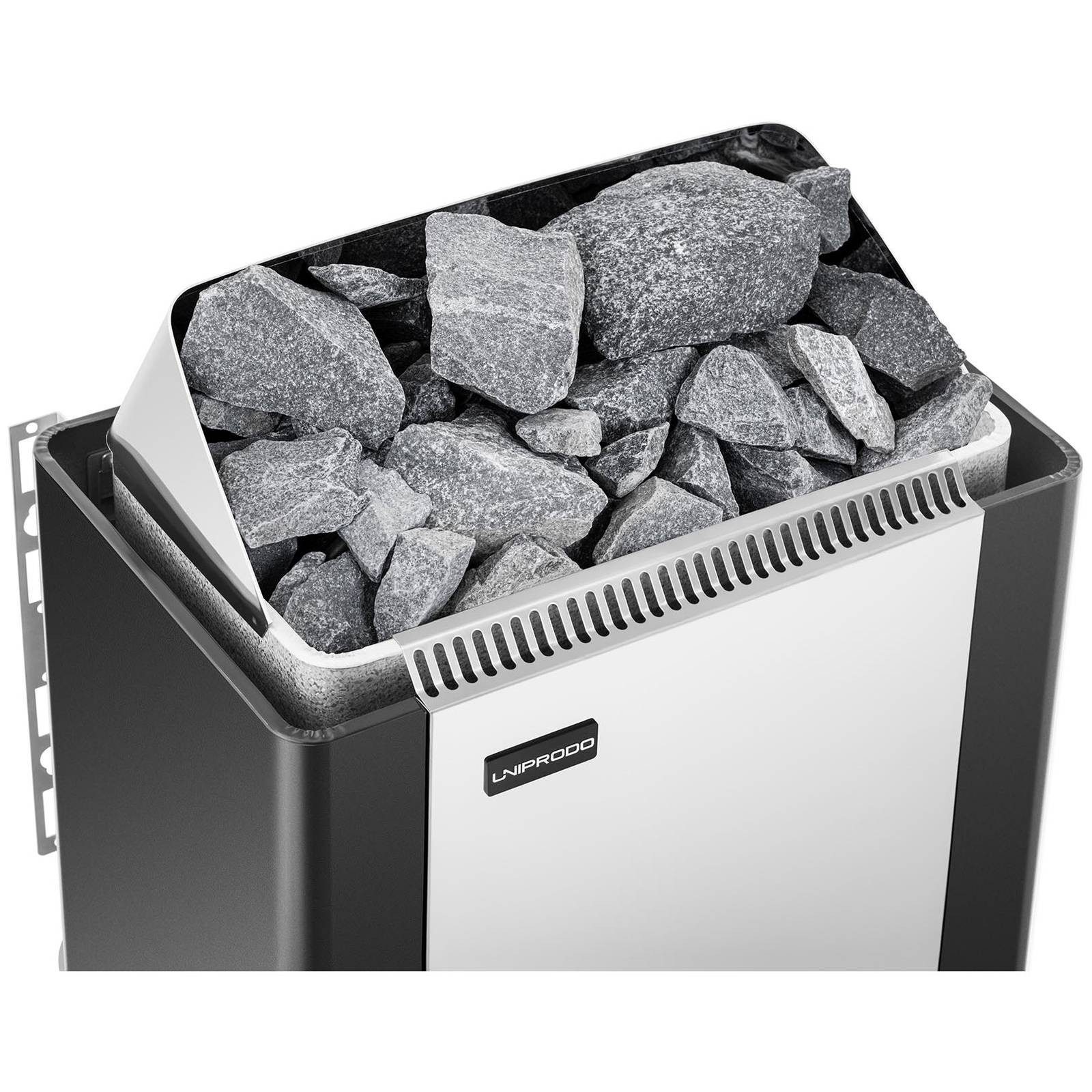 Uniprodo Saunaofen 9 kW Saunaheizgerät elektrisch Saunaheizung Sauna Ofen 400 V 3N, 9 kW, verschiedene Produktvarianten