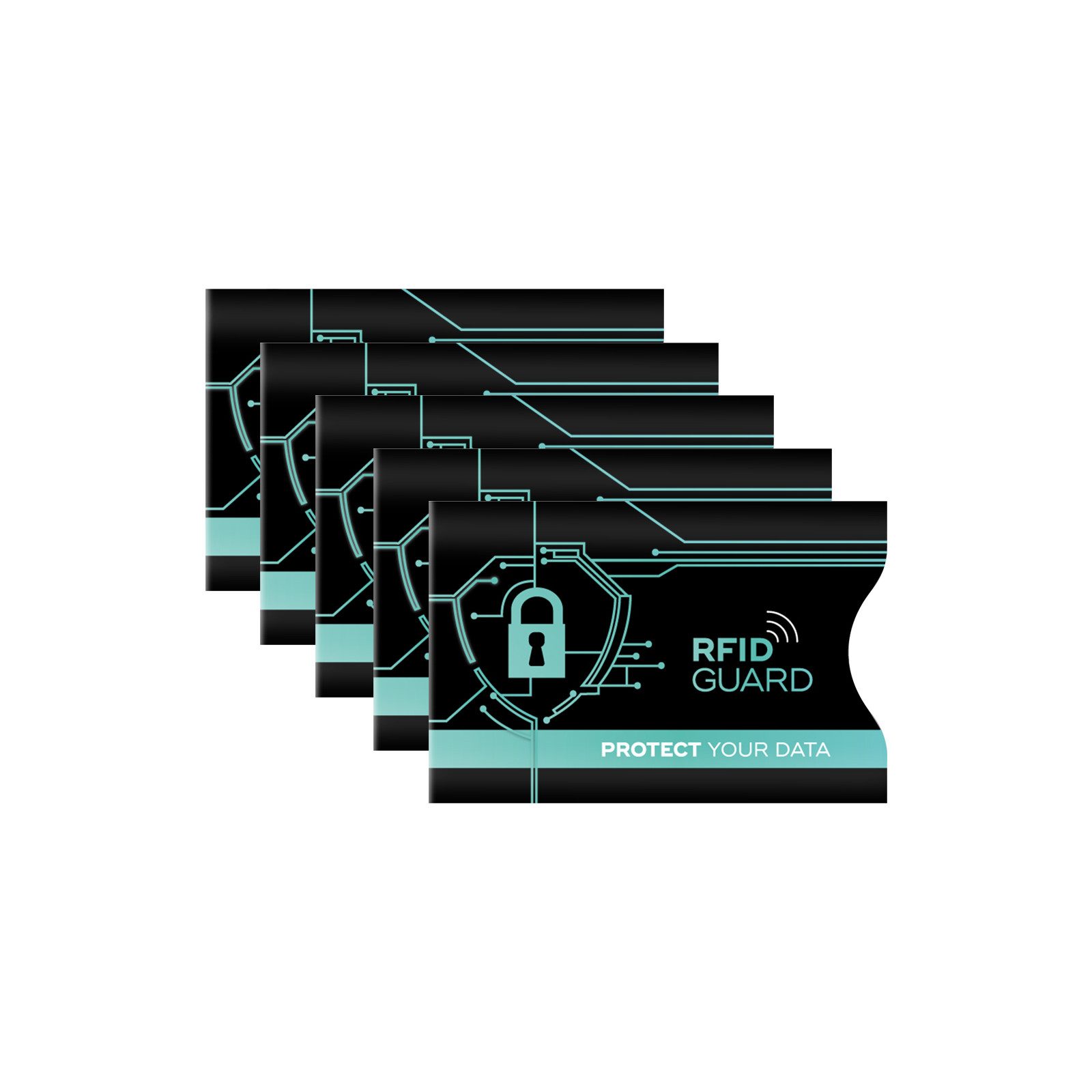 Tec-Expert Geldbörse RFID GUARD 5x NFC Scan Blocker Schutz Hülle Set Karte günstig online kaufen