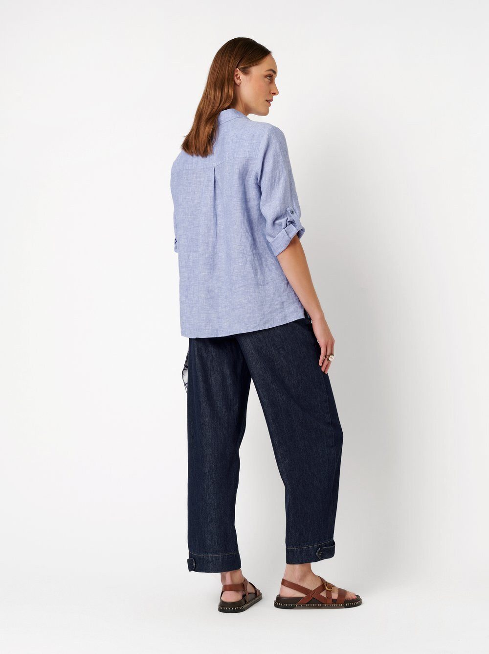 TONI Hemdbluse Clay aus Leinen