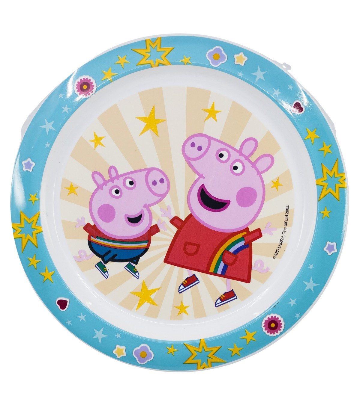 Peppa Pig Brotteller Kinder Teller Mikrowellengeeignet für zu Hause
