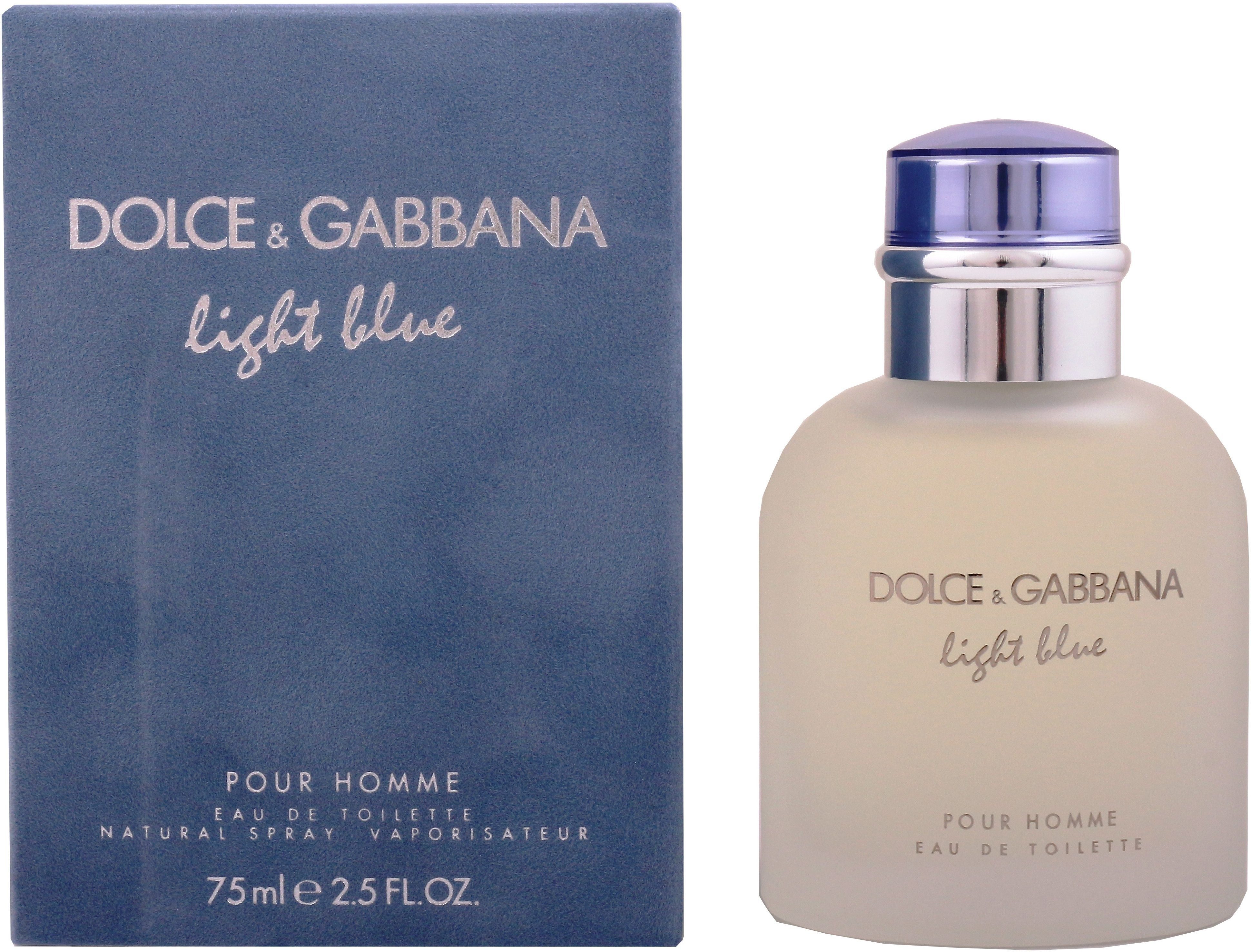 DOLCE GABBANA Pour Toilette de Blue Parfum, Männer, him EdT for für Eau Homme, & Light