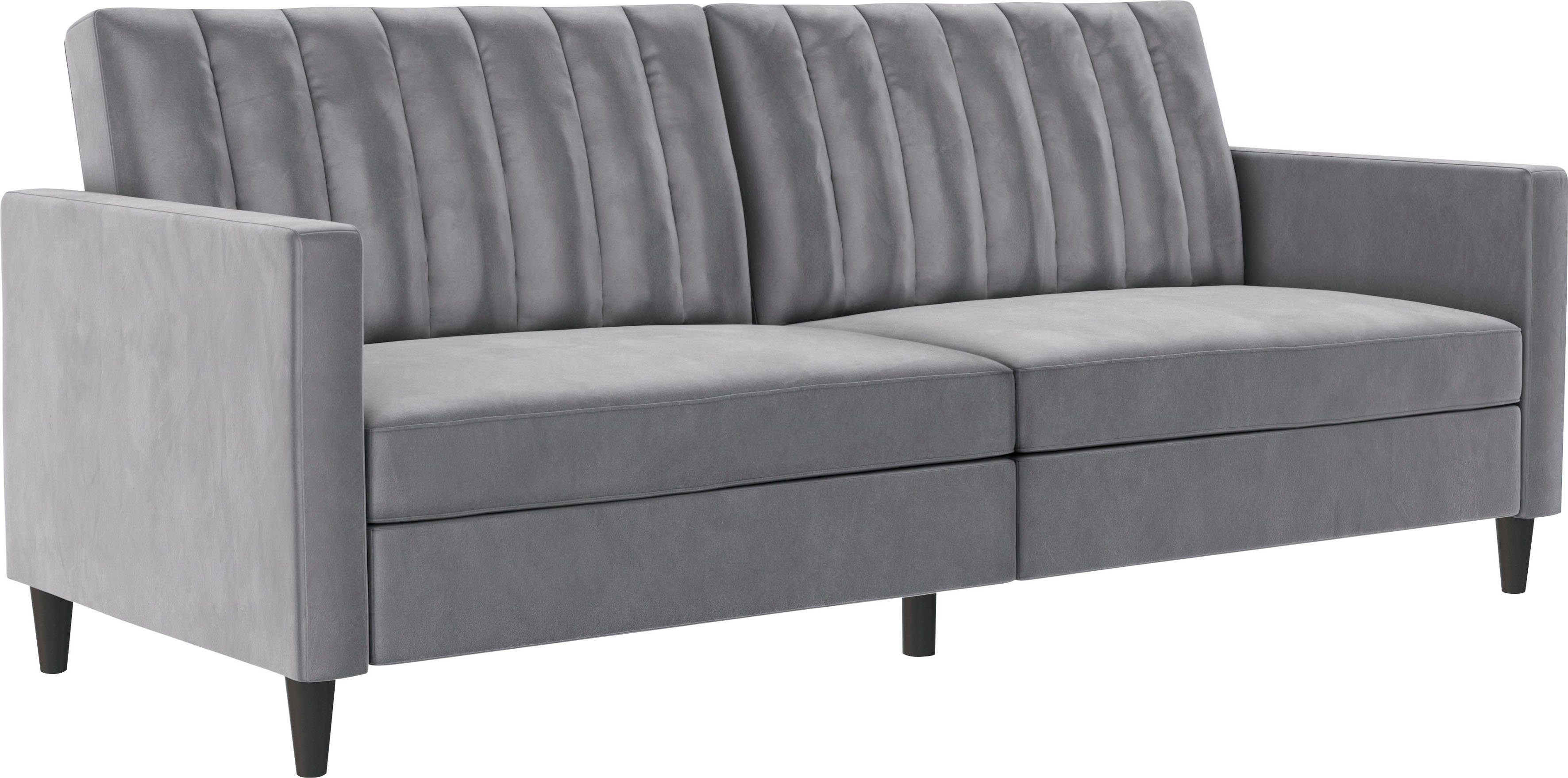 Dorel Home 3-Sitzer Celine, Rückenlehne 2-teilig und 3-fach verstellbar, Sitzhöhe 43 cm