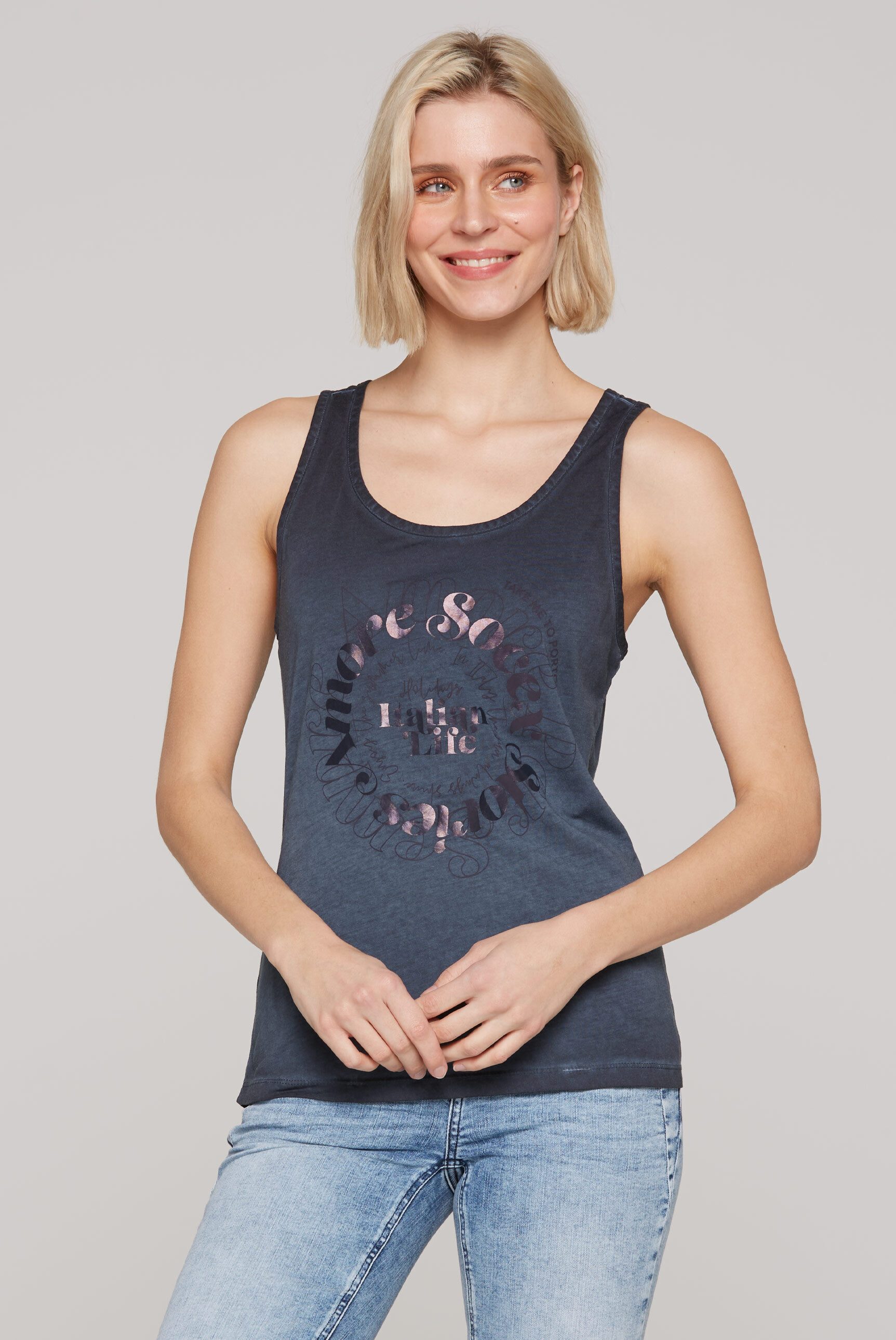SOCCX Tanktop aus Baumwolle