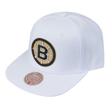 Mitchell & Ness Snapback Cap WHITE Boston Bruins