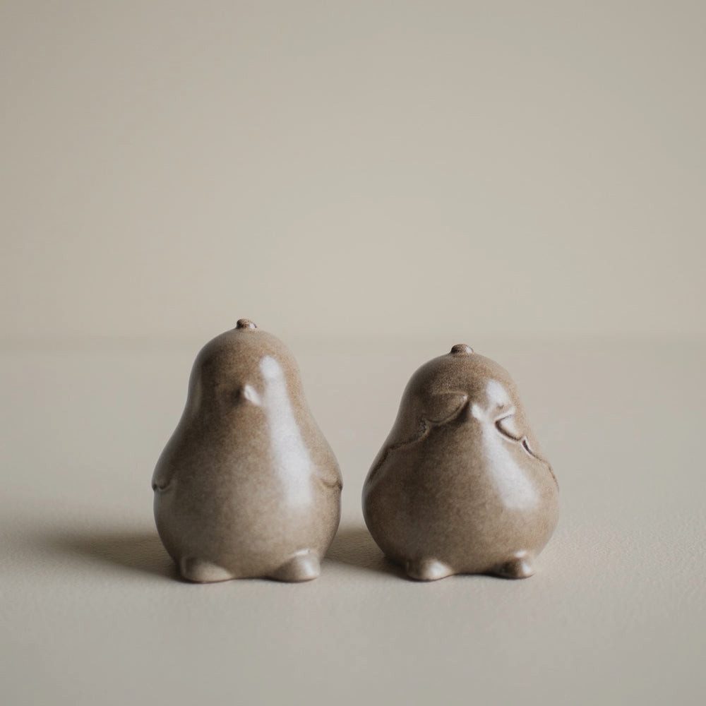 dbkd Dekoobjekt Chubby Chicken 2er Set - beige