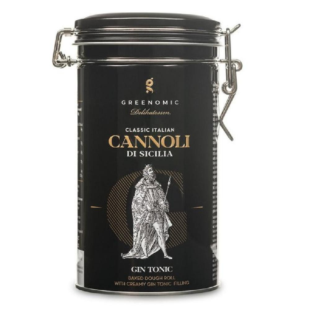 Greenomic Süßigkeit Cannoli Gin Tonic sizilianisches Gebäck in Dose (200g)
